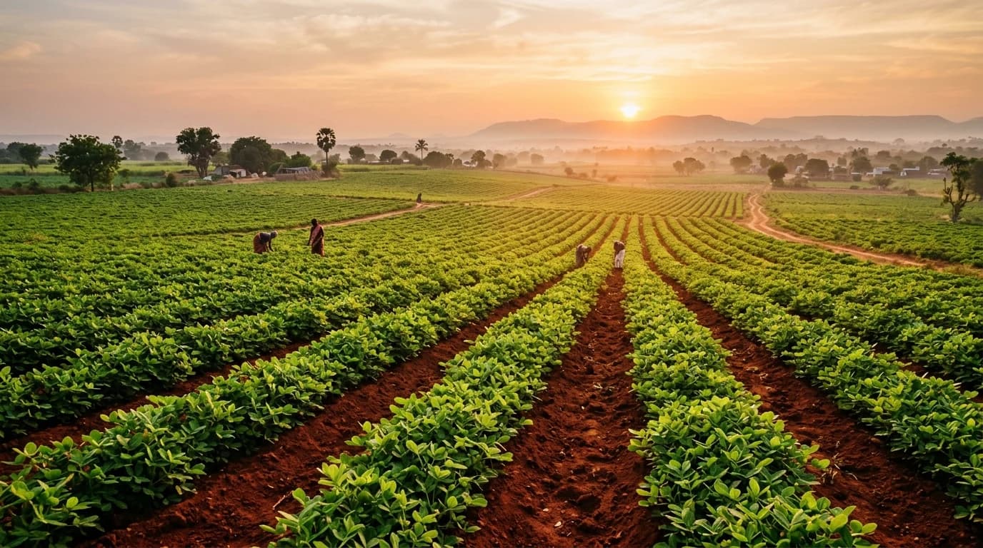 Peanut Cultivation Farm